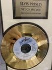 Elvis Presley Stuck On You 24k Gold Plated Framed