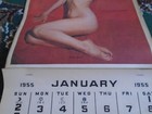 Marilyn Monroe 1955 Original Calendar 12 Full Months Vintage Golden Dreams