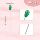 100 Pcs Sewing Pins For Fabric  Long 2 2 Inch Quilting Pins Straight Pins With 