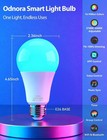 Smart Light Bulbs Rgbww E26 Color Changing Wifi Dimmable 60w Equivalent 4 Pack