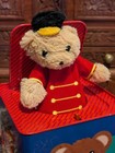 Fao Schwarz Jack In The Box 2011 Musical Tin Box Pop-up Baby Toy Soldier Bear 