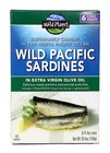 Wild Planet Sardines In Extra Virgin Olive Oil 4 4 Ounce Cans  12 Packs Exp 2 30