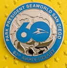 Seaworld San Diego 60th Anniversary Park President Set Commemorative Pins