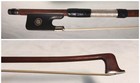 German Viola Bow 66 Grams  29 Inches   73 66cm Sterling Windings  Blk   Blk Grip