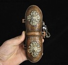 Old Tibetan Silver Brass Vajra Dorje Phurpa Exorcism Talisman Exorcism Faqi Set