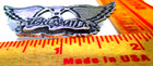 Aerosmith Wings Pin Vintage Collectible Old Rock Band Concert Music Pinback