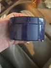 Vintage Art Deco Lucretia Vanderbilt Face Powder Blue Box Silver Butterfly Full