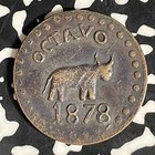 1878 Mexico Cocula 1 8 Peso Token Lot jm9246 Very Scarce 