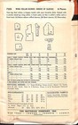 Rare Vintage 1950s Wing Collar Blouse Sewing Pattern 7255 Bust 32 Complete