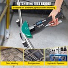 Vevor Copper Pipe Bender Hvac Refrigeration Ratcheting Tube Bender 1 4  To 7 8 