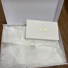 Christian Dior Empty White Textured E Gift Box 12 5 X 9 X 4 5 Tissue Paper