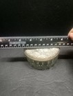 Vintage Silver Plated Vanity Glass Jar Ornate Art Dessign 4    Tabletop Decor 