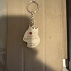 Pit Bull Terrier Pewter Keychain Dog Breed Accessory