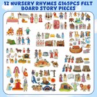 Windkream 12 Set Felt Story Pieces Flannel Board Preschool bible