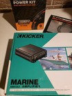 Kicker Marine Amplifier 45kma1502 2x75w 2-ch Weather Resistant Full Range Amp  
