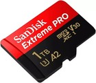 Sandisk Extreme Pro 1tb Micro Sdxc Class 10 V30 A2 U3 Uhs-i Memory Card