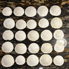 Authentic Pacific Ocean Natural Sand Dollars Mixed Sizes Lot Of 25