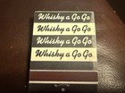 World Famous Whiskey A Go Go Nightclub  Hollywood Ca  Full Unstruck Matchbook