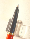 1970s Parker 45  Fountain Pen  Orange Barrel Med Nib Made Usa   Gold Trim