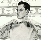 1908 Original Arrow Collars 2 Pg Ad  Americans R Best Dressed Men In The World