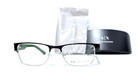 Armani Exchange Ax 1012 6045 Black Green Authentic Rx Eyeglasses 51-17-140mm New