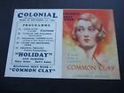 Original Movie Herald 1930 Common Clay Pre-code Constance Bennett Artwork - Wow 