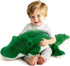 Lifelike 34-inch Green Alligator Plush Toy - Ideal Gift For All Occasions