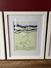 You Are My Sunshine Framed Large Nursery Wall Art Set Of 4 Prints Nursery Decor