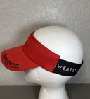 Pickleball Hat Visor Cap By Head Sweats Red Adjustable Paddletek