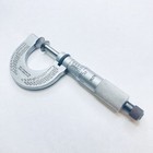 Starrett No  256 Outside Disc Flange Micrometer 0-1 