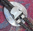 Vintage  Sterling Silver   Turquoise Bolo-tie  Good Vintage Condition