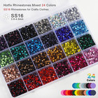 Hotfix Rhinestones Mixed 24 Colors  Ss16 Rhinestones For Crafts Clothes  Hotfix