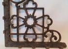 Antique Architectural Salvage Cast Metal Pediment 7 12 16  X 11 12 16  Photos