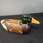 Telemania Wooden Mallard Duck Landline Phone Vintage Retro Untested  