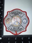Richland Hills Texas Tx Fire Dept Rescue Shoulder Patch Obsolete Embroidered