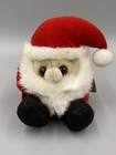 Vintage 1990   s Puffkins Set Of 2 Christmas Plush W  Tags Santa   Snowman Holiday