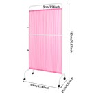 Movable Room Divider Medical Privacy Screen Room Divider With Lockable Casters