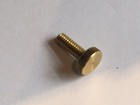 New Solid Brass Knurled Head Thumb Screw  8 32 Thread 1 2  Shank 3 8  Dia 