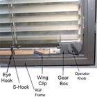 Pella Gear Box Operator For Slim Shade Internal Blinds Silver Shade Operator