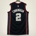 Cade Cunningham  2 Jersey black embroidered