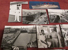 Lot Of 10 Vintage Photos Of S s  President Roosevelt From Merchant Marines Album