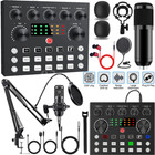 Complete Home Studio Recording Kit Mixer Condenser Microphone Set Music Podcast