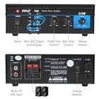 Pyle Mini 2x75w Home House Theater Stereo Power Amp Amplifier Receiver Pca3