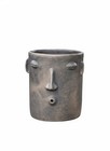 Big Face Planter   Whistler Flower Pot  Handmade Mexican Pottery Of Atzompa Mex