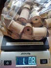 Mixed Lot Of 80 Vintage Empty Wooden Thread Spools Rustic Crafts