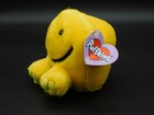 Vintage 1998 Puffkins Collection Happy Plush With Tag Swibco Yellow Smiley