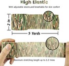 9 Rolls Self Adhesive Wrap Athletic Tape Gauze  Breathable Elastic Cohesive B   