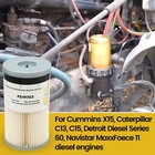 Pack 12 Fs19763 For Fleetguard Fuel Water Separator Replaces Mack 5479102526