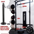 Fitness Loading Pin For 1 Inch Standard Weight Plates With Carabiner Holds 500lb