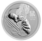 2020-p Australia 1 Oz Silver Bullion Lunar Coin     Year Of The Mouse       Omp Roll
